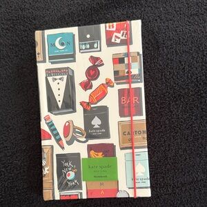 Kate Spade Illustrated Notebook with Red Band